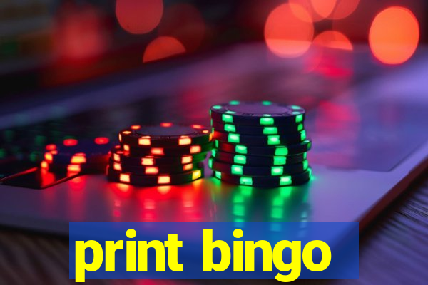 print bingo